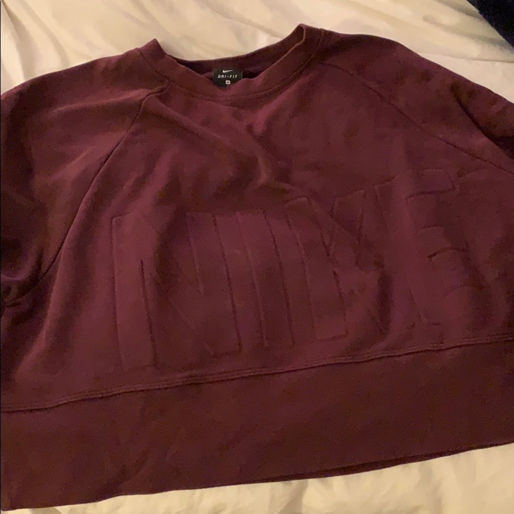 Nike cropped sweater